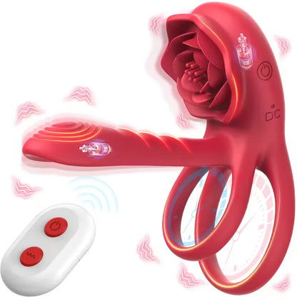 Powerful Penis Vibrator Male Remote Control Cock Ring G-Spot Clitoris Stimulator Delayed Ejaculation Adults Sex Toys for Men 18+