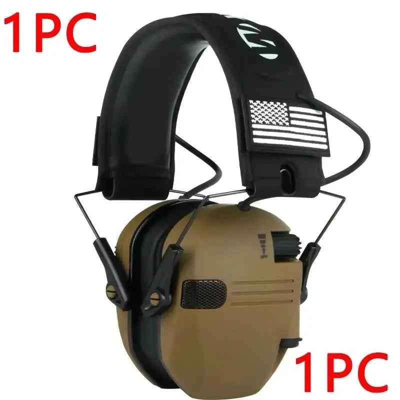 Shooting Hunting Electronic Earmuffs Active Noise Cancelling Protect Hearing Tactical Headset NRR22 EMI Filtering Sound Amplify