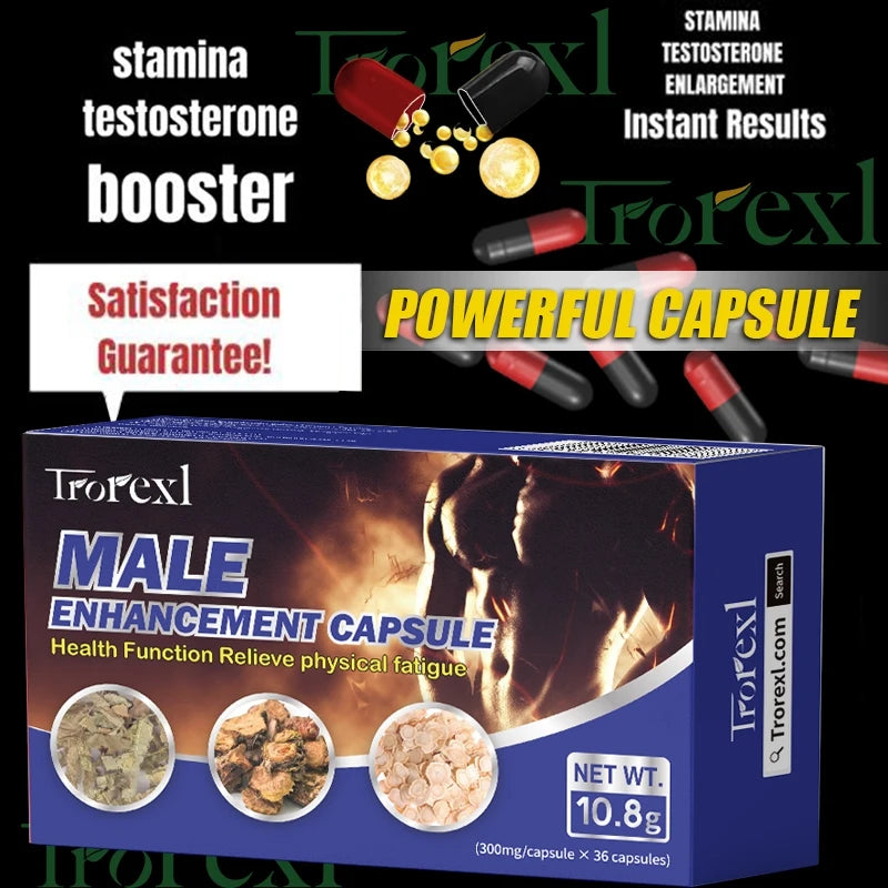 Powerful High Purity Epimedium Supplements Natural Organic Manhood Erection Pill Improve Performance and Increase Size