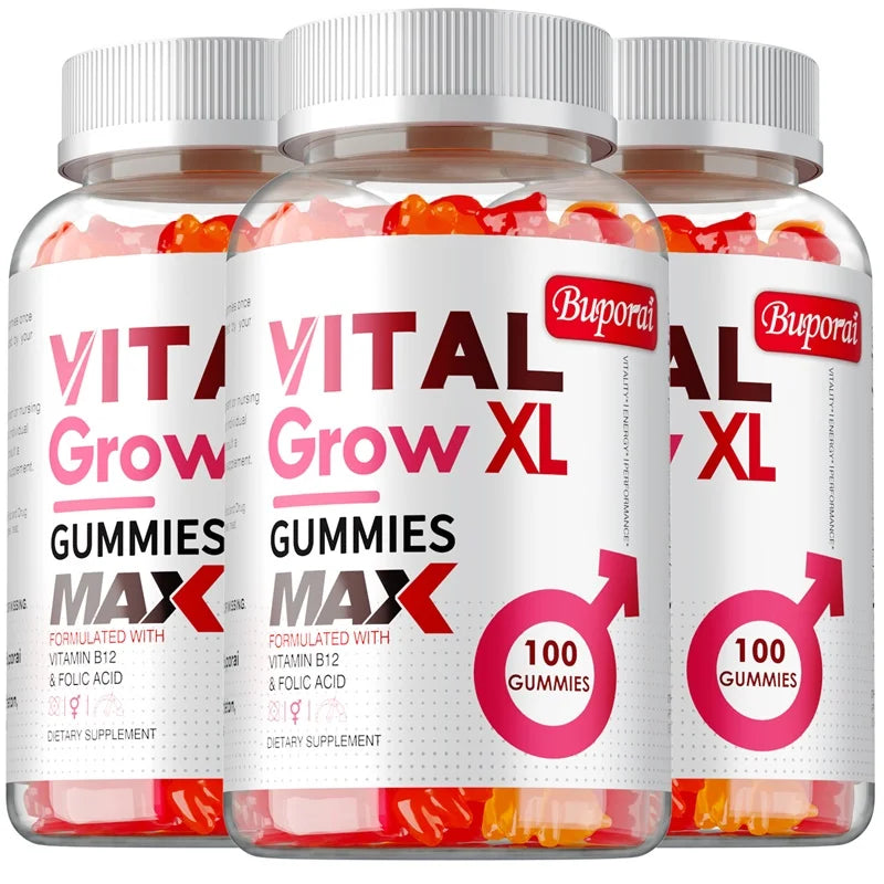 Vital Grow XL Male Gummies - Male Energy Management, Enhancing Male Vitality and Endurance, and Improving Athletic Performance