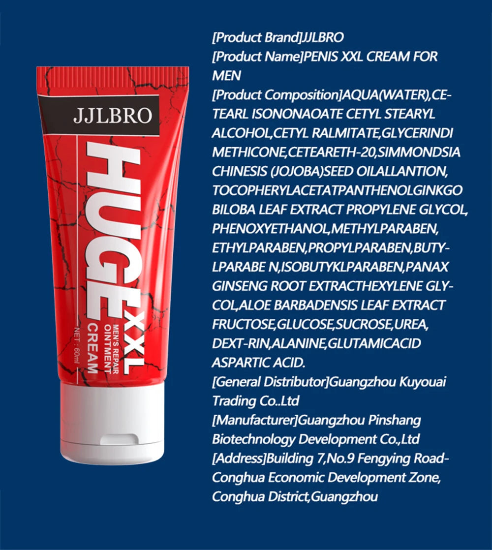 60ml Men Penis Enlarge Increase Cream Sex Lubricant Male Penis Grow Thicker Stronger Big Dicks Enlargement Gel Erection Cream