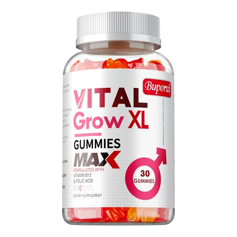 Vital Grow XL Male Gummies - Male Energy Management, Enhancing Male Vitality and Endurance, and Improving Athletic Performance