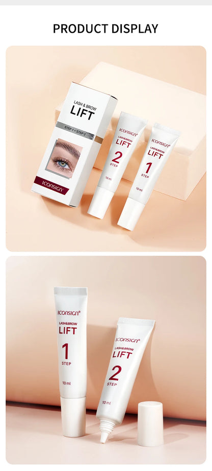 SA USA DE Spain France Fast Shipping Dropshipping 10ml Step 1 2 Fix Perming Set For Lash Brow Lift Perm Fixation Setting Lotion