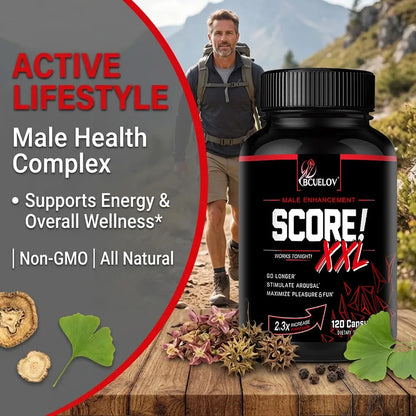 Force Score XXL Supplement with Maca and Tribulus To Help Muscle and Increase Endurance, Promote Men's Health