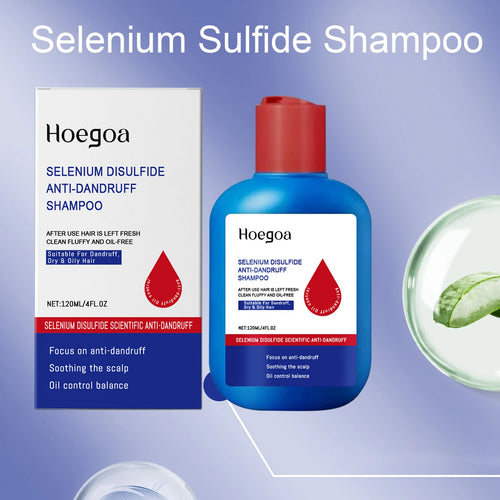 Selenium Sulfide Shampoo Deep Cleansing Scalp Oil Control Strengthen Hair Roots Volumizing Smoothing Shiny Hair Gentle Care