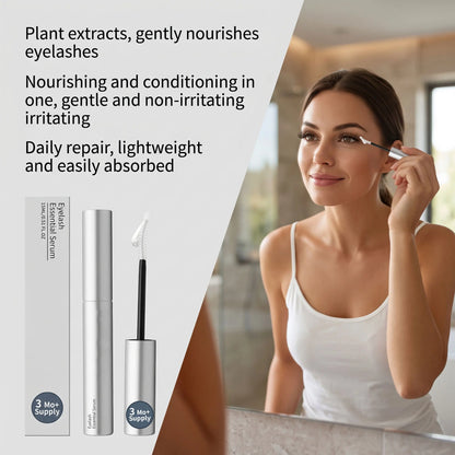 Eyelash Essential Serum 15ml Nourishing Lash Care Liquid for Natural Curl Thicker Fuller Longer Eyelashes Lash Care Products
