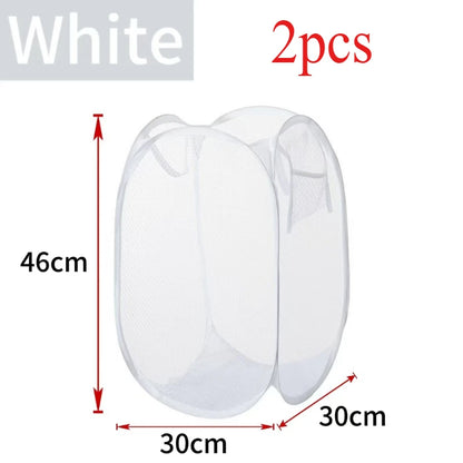 Household Dirty Clothes Basket Foldable Storage Basket University Dormitory Living Room Storage Bucket Laundry Bag