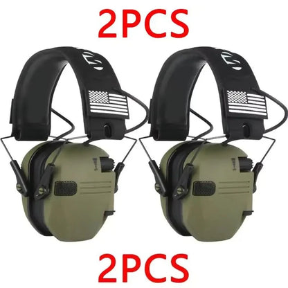 Shooting Hunting Electronic Earmuffs Active Noise Cancelling Protect Hearing Tactical Headset NRR22 EMI Filtering Sound Amplify