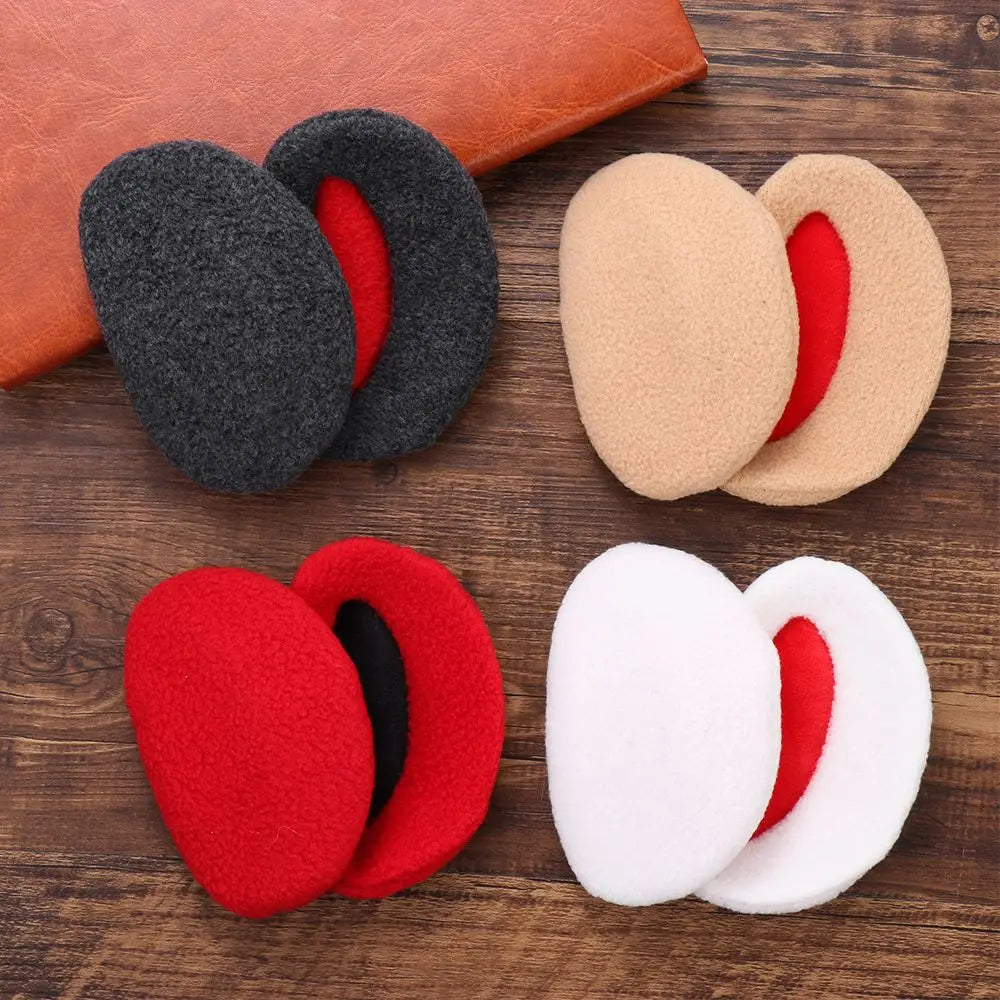 Men Women Kids Winter Fleece Ear Cover Bandless Ear Warmers Earmuffs Soft Thick Ear Warmers Windproof Ear Protection Earlaps