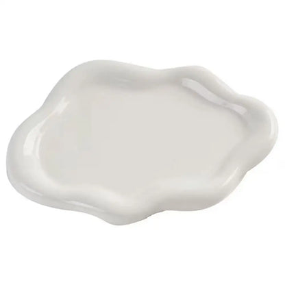 Jewelry Storage Tray Creative Cloud Shapes Plastic Trays Electroplated Jewelry Earrings Ring Display Plates Photo Props For Wome