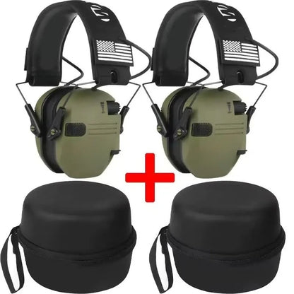 Shooting Hunting Electronic Earmuffs Active Noise Cancelling Protect Hearing Tactical Headset NRR22 EMI Filtering Sound Amplify