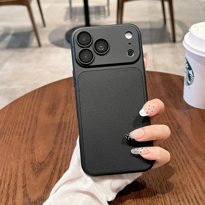 Soft Silicone TPU Leather Phone Case For iPhone 11 12 13 14 15 16 17 18 Pro Max Plus ShockProof Bumper Back Cases Cover