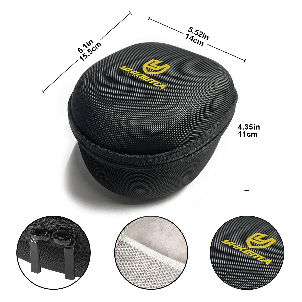Hard Storage Travel Case for Electronic Shooting Earmuffs Compatible Impact Hearing Protection Shooter Safety Eyewear Glasses