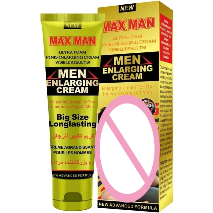 Male Enlargemenet Cream, Men Private Part Enalrgement Essential Cream Men's Energy Screum Larger Thicker Longer Extender Cream