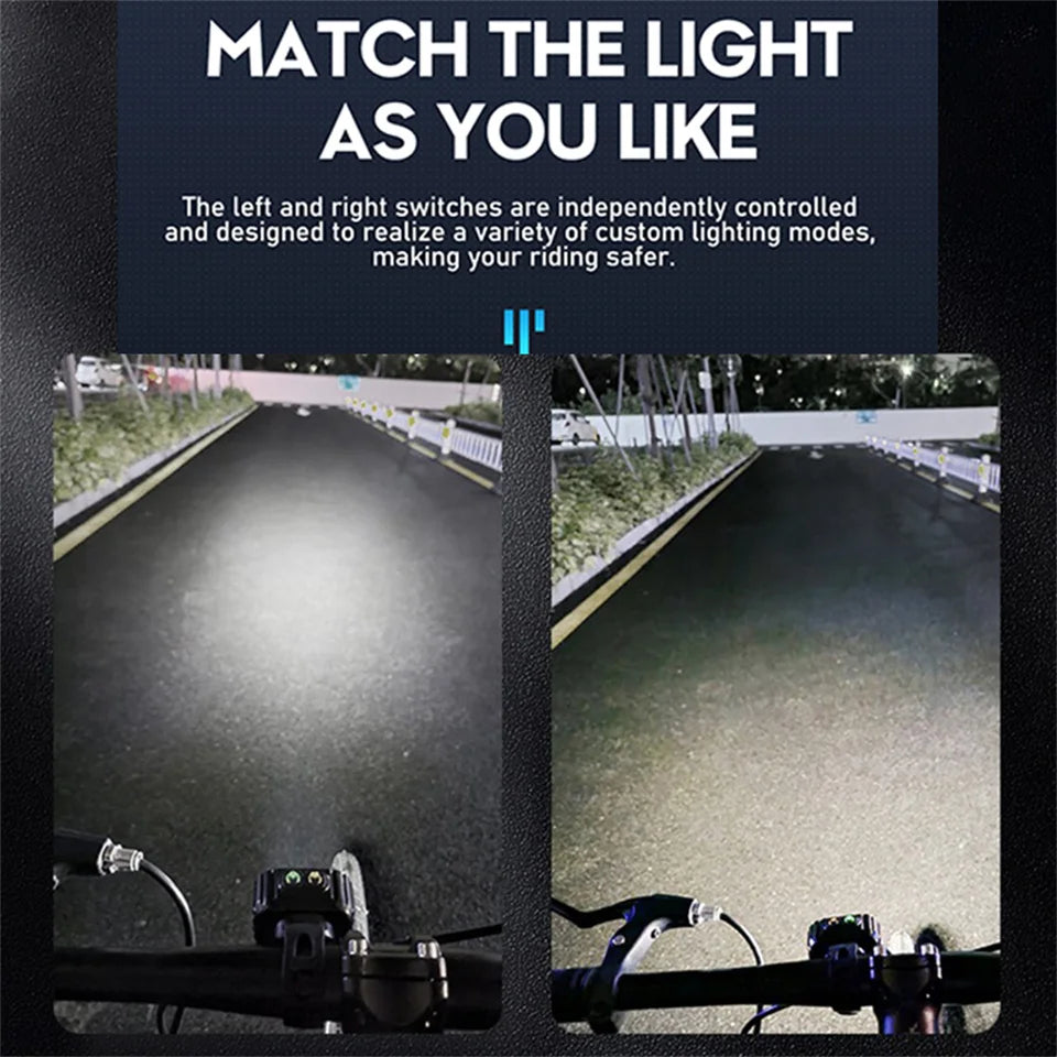 Ultra Bright Bike Front Rear Light USB Rechargeable Waterproof Bicycle Taillight Multi‑Flash Modes Safety Lamp Night Cycling