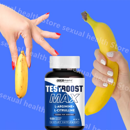L-Arginine Capsules with L-Citrulline- 100 Count - Vegan, Non-GMO Capsules for VIRILITY·VITALITY·VIGOR, Endurance and Erect