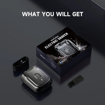 ENCHEN Mini6 2-Direction Flex Heads Electirc Shaver 100% Waterproof Up to 60-Min OF Cordless Shaving With Magnetic Cutter Head