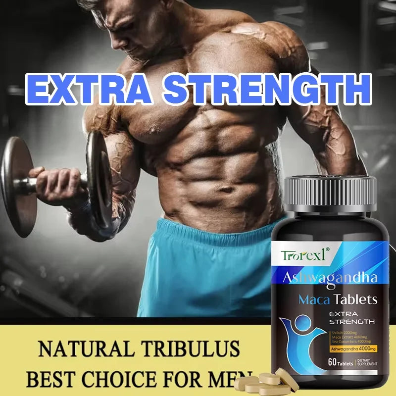 Male Enhancing Supplement, Supports Reproductive Health Energizer, Men Muscle Builder Enlargement Pills, Endurance tablets