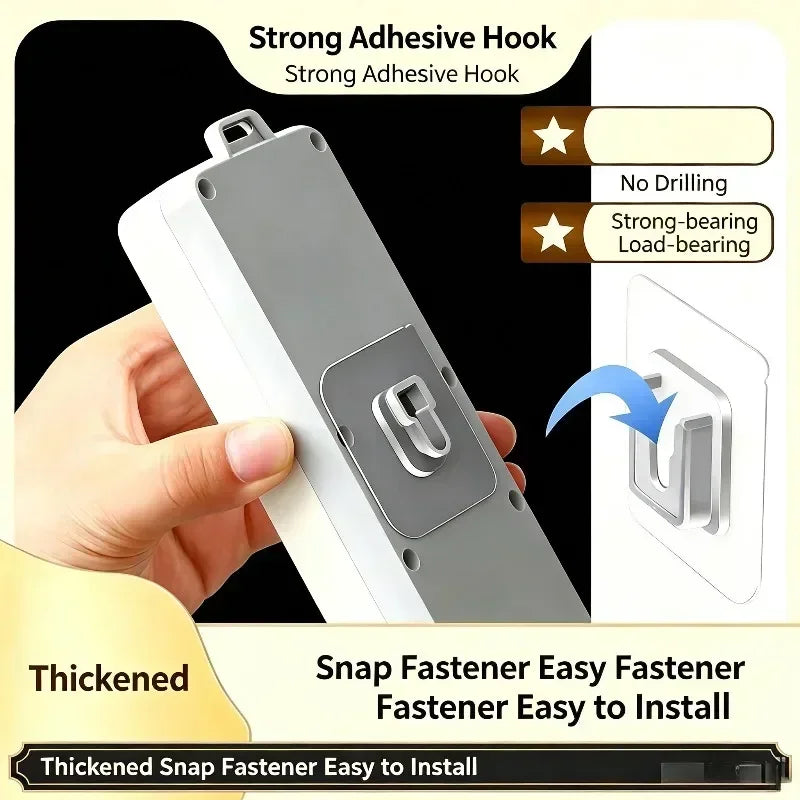 Double Sided Adhesive Wall Hooks Hanger Strong Transparent Suction Cup Storage Socket Hooks Bathroom Kitchen Bedroom Hook Kit