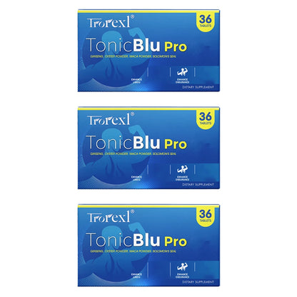 Trorexl-Tonic Blue Pills 36 Tablets - Advanced Male Performance Rock-Hard Stamina Flow Booste| Lab Certified Tested