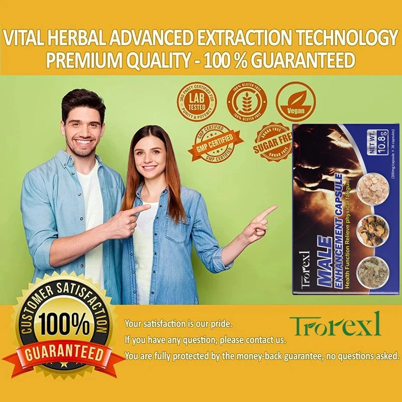 Powerful High Purity Epimedium Supplements Natural Organic Manhood Erection Pill Improve Performance and Increase Size